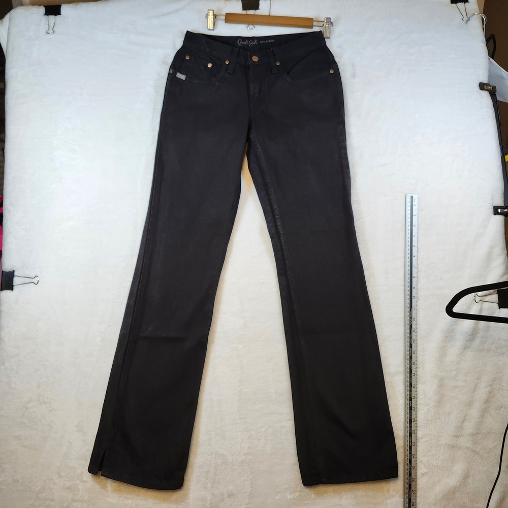 Cruel Girl Relaxed Fit Jeans Black Straight Leg 100% Cotton CB51252008 Womens 5L